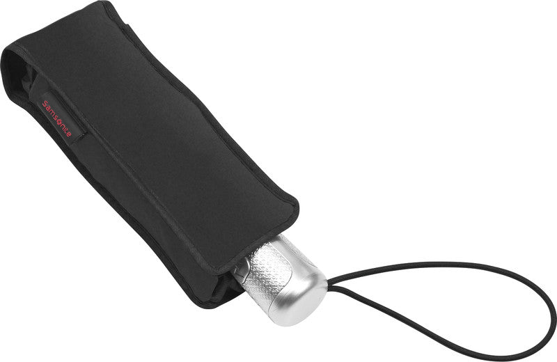 Samsonite Taschenschirm Alu Drop S Mini – Automatik (auf/zu) – Ø 86 cm, L 21 cm – schwarz – windfest