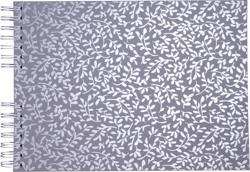 Exacompta Fotoalbum – für 320 × 220 mm, blaugrau, Spiralbindung, mit Prägung, Karton