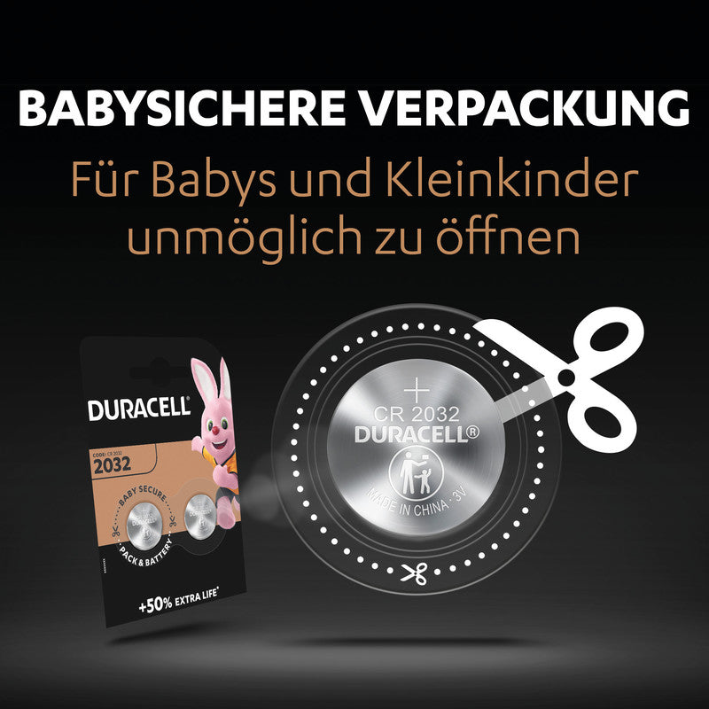 Duracell CR2032 B2 Akku 3 V