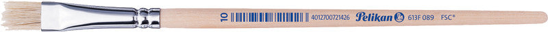 Pelikan Pinsel – flach, Schweineborsten, Breite 13 mm, Länge 178 mm, Aluminiumzwinge, FSC
