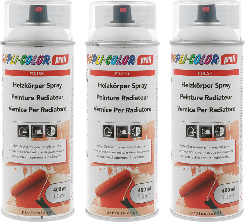 Dupli-Color Profi – Heizkörper Spray – Farbspray – Weiss, 400 ml