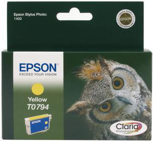 Epson Tintenpatrone T0794, Gelb, 1'530 Seiten