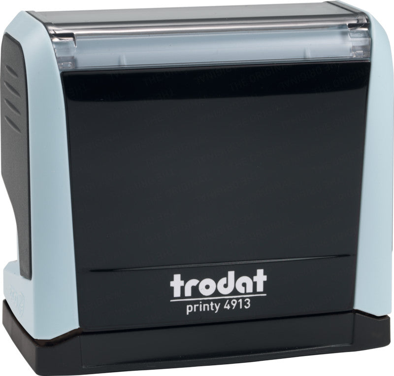 Trodat Motivstempel Printy 4913 – Motiv: zum Selbersetzen, selbstfärbend, Kunststoff, 58 × 22 mm