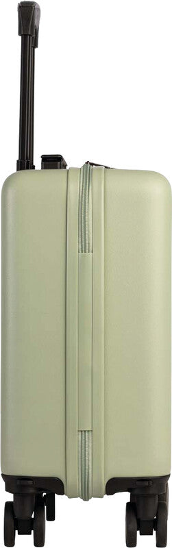 Worldpack Hartschalen-Trolley, 24 l, Handgepäck geeignet, 4 Doppelrollen, ABS, Graugrün, 30 × 40 × 20 cm