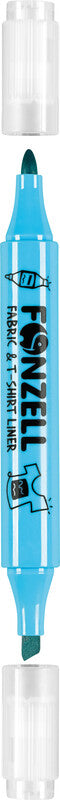 Fonzell Textilmarker für Permanentmarker – sortiert, 12er Pack