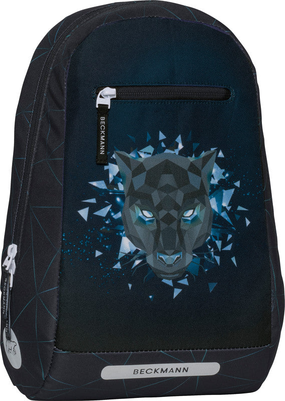 Beckmann Classic Schulrucksack 1st – 6-teilig – Panther – 24×37×25 cm – aus recycelten PET-Flaschen