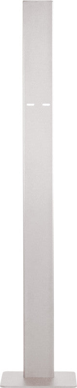 Q-connect Desinfektionsmittelspender, zum Aufstellen, Stahl, weiss, B 290 × H 1458 × T 240 mm
