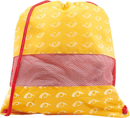 Funki Sportbeutel – 12 l, PostAuto Motiv, wasserabweisend, 36 × 42 cm