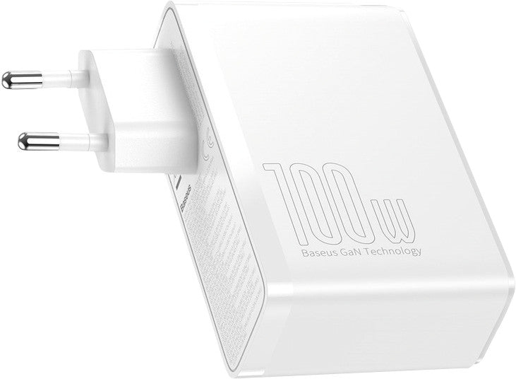 Baseus Ladegerät – 100 W, 2× USB-C + 2× USB-A