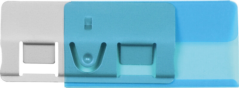 Biella Hängeordner – Metall, silber, 60 × 31 mm, ohne Vordruck