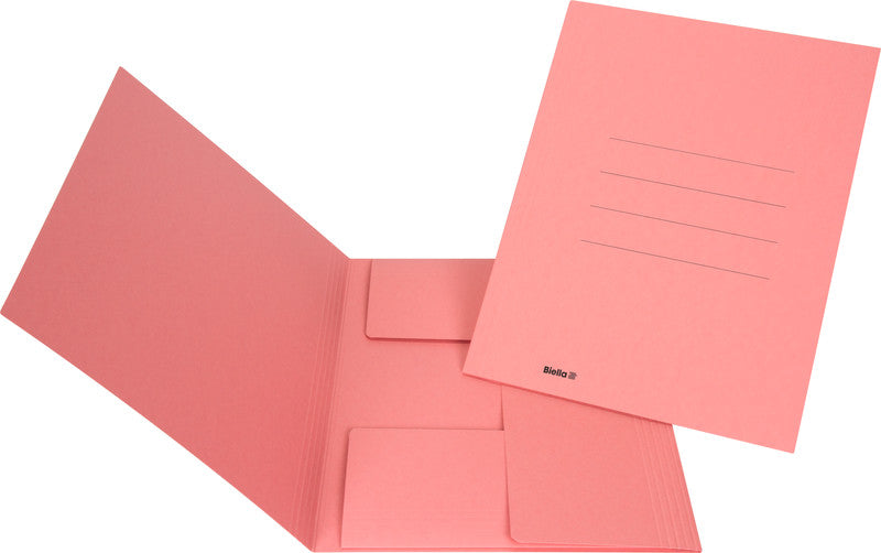 Biella Sammelmappe für A4, Karton, Rot