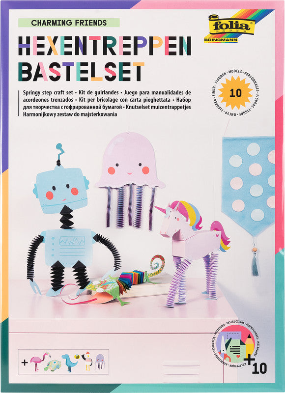 Folia Bastelset Charming Friends – 8 Stanzbogen – 250 × 350 mm