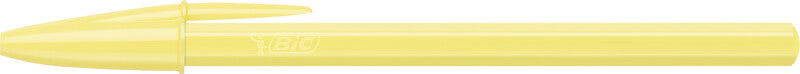 BIC Cristal Pastel Kugelschreiber – Blau, Spitze 0,32 mm, Deckel, Kunststoff, Mehrfarbig