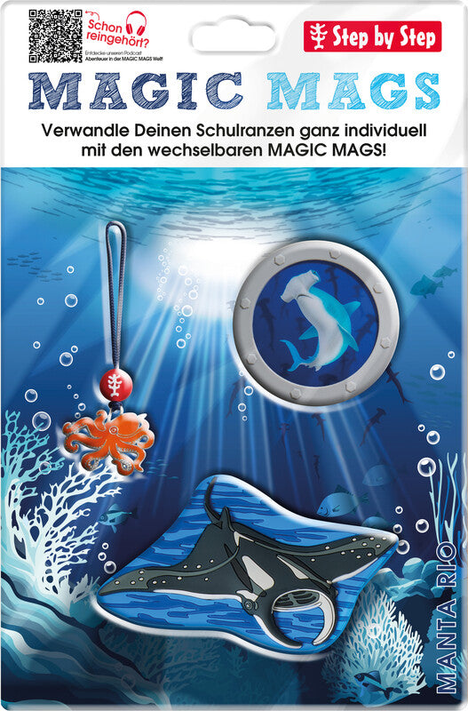 Step by Step Magic Mags Zubehörset – 3-teilig – Manta Rio – für Cloud, Space, 2in1 Plus und andere