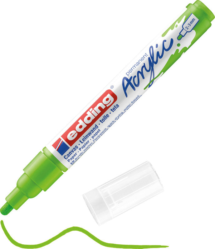 Edding Acrylmarker für Permanentmarker – Gelbgrün