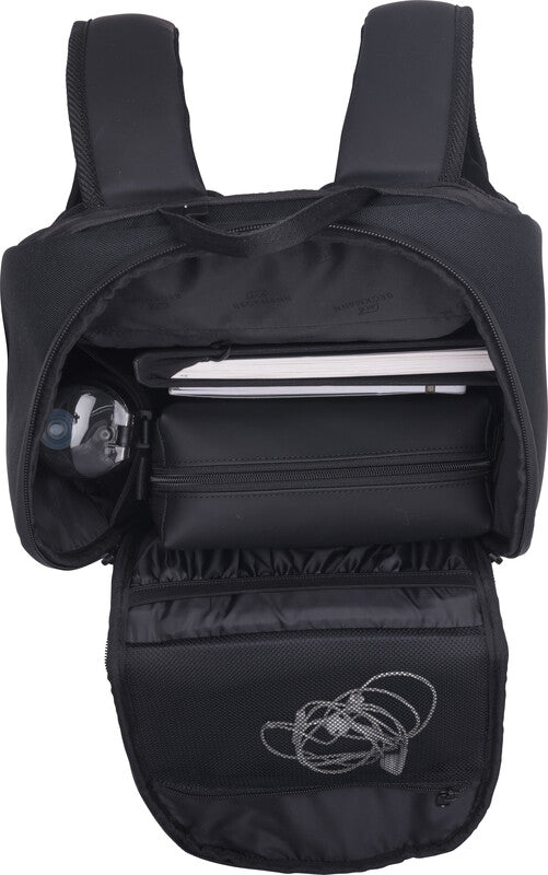 Beckmann Street Bold – Notebook-Rucksack – für 16"-Notebook, 20 l, rPET, schwarz, Regenschutz