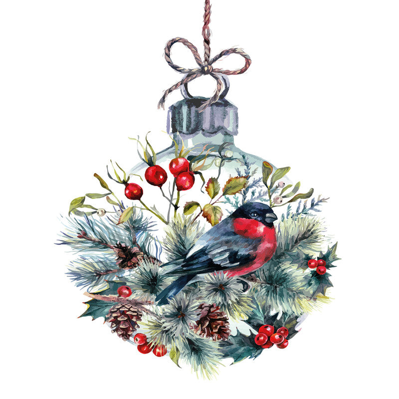 Fasana Servietten My Winter Friend – 33 × 33 cm – 3-lagig, Tissue – 20 Stk., FSC