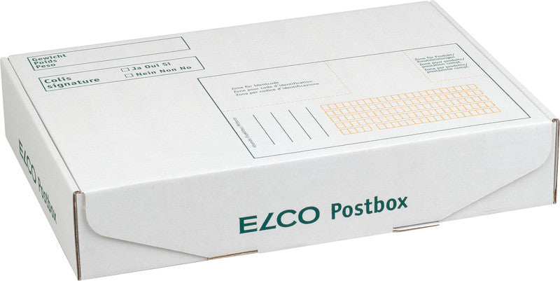 Elco Faltschachtel, Weiss – 250 × 175 × 50 mm – 5 Stk.