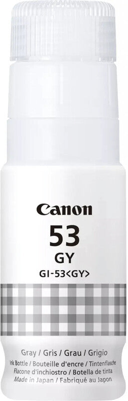 Canon Tintenpatrone GI-53, Grau, 60 ml – für Inkjetdrucker/Multifunktionsgeräte