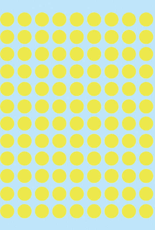 HERMA Vario Schmucketiketten – Motiv Farbpunkte – Papier, 540 Stk, 5 Bogen, Ø 8 mm