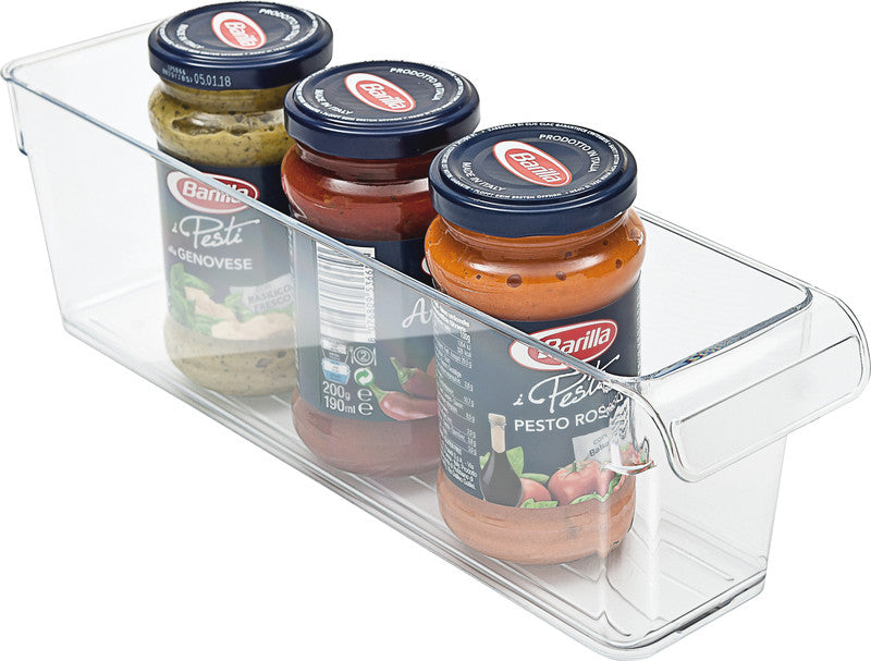 Rotho Kühlschrankorganizer Loft – 1,6 l – Kunststoff – Transparent – 31 × 9 × 7,5 cm