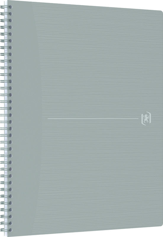 Elba Spiralblock A4+, kariert, 70 Blatt, perforiert, 90 g/m² – grau, für SCRIBZEE App