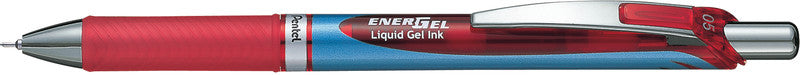 Pentel EnerGel Xm RT Extra Fein – Tintenroller, schnelltrocknend, 0,5 mm, rot