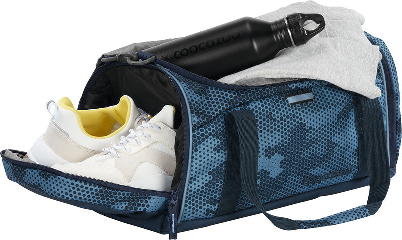 Coocazoo Sporttasche – 20 l, Motiv Geometric Sky, mit Schultergurt, wasserabweisend, 40 × 24 × 23 cm