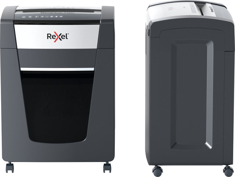 Rexel Momentum P420+ – Aktenvernichter, DIN P-4, Partikelschnitt 4 × 35 mm, 20 Blatt, 30 l, A4