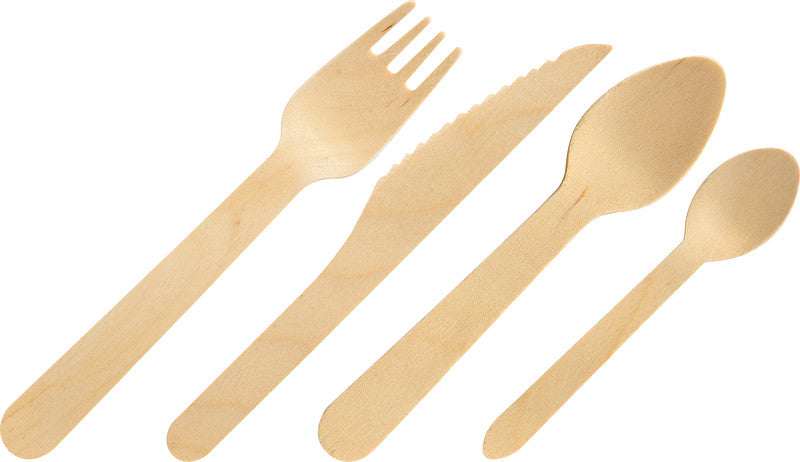 Duni ecoecho Kaffeelöffel Birkenholz – 11 cm, braun, 100 Stück