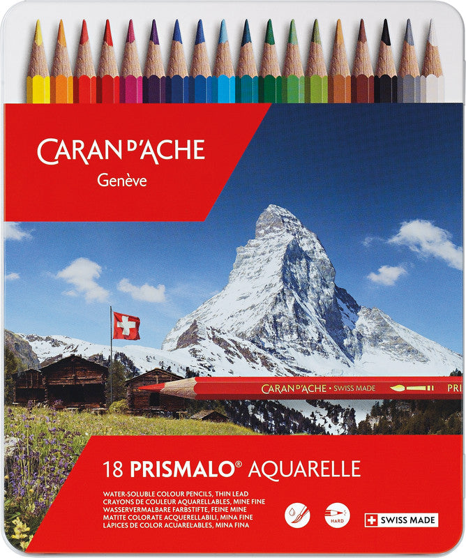 Caran d-Ache Caran d’Ache Prismalo Schachtel, leer, für 18 Farbstifte – Metall
