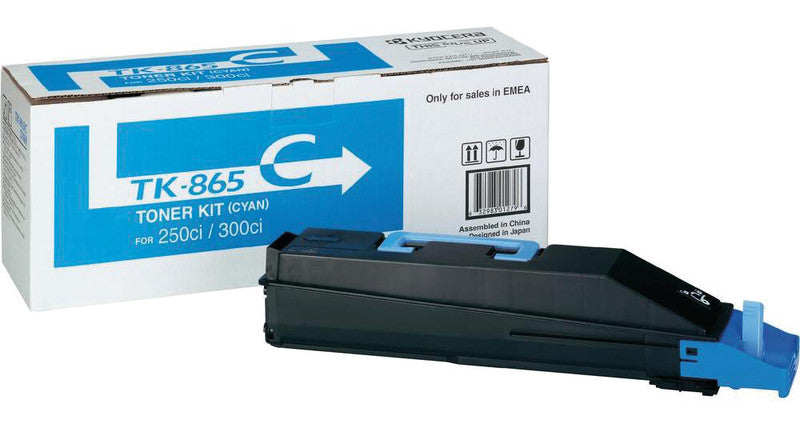 Kyocera – Toner TK-865C – cyan, 12000 Seiten