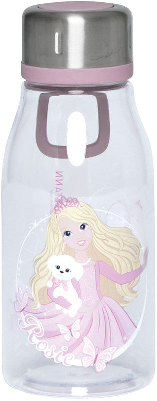 Beckmann Trinkflasche Classic – 4 dl – Kunststoff, Schraubverschluss, auslaufsicher – Rosie