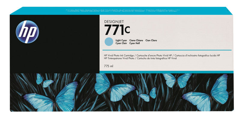 HP Tintenpatrone 771C, cyan, 775 ml