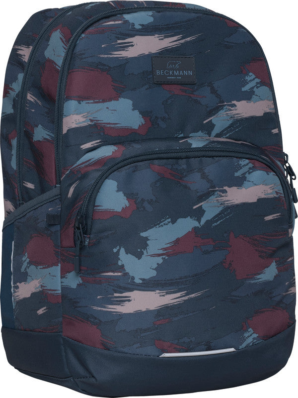 Beckmann Junior Sport Rucksack – Blue Brush – 31,0 × 45,0 × 22,0 cm – recycelte Materialien