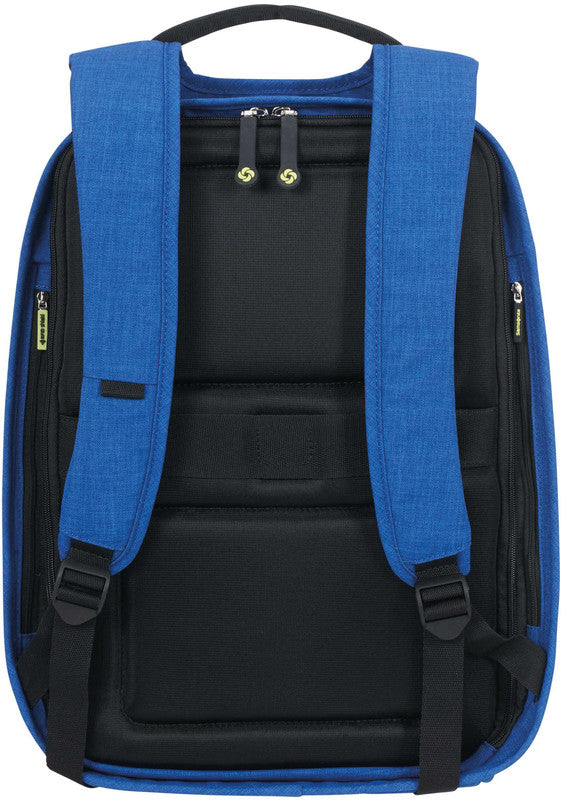 Samsonite Securipak – Notebook-Rucksack – für 15,6"-Notebook, 17 l, Kunststoff, Blau, RFID-Schutz