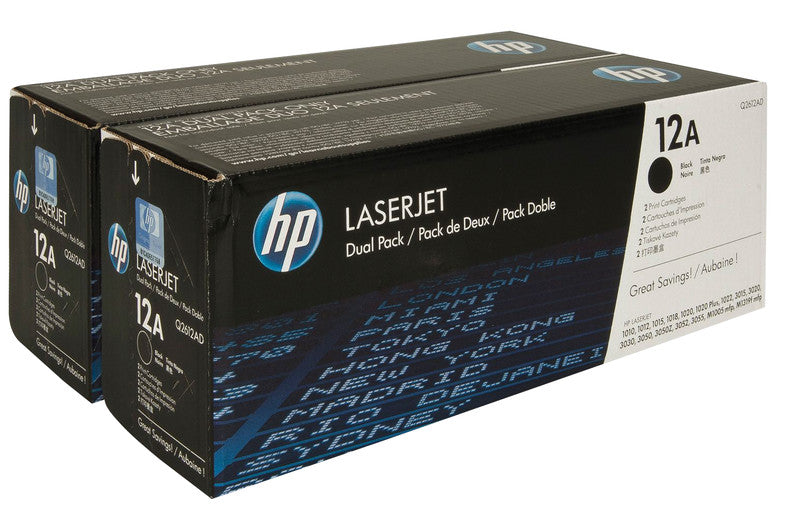HP Toner-Multipack 12A – schwarz, 2000 Seiten