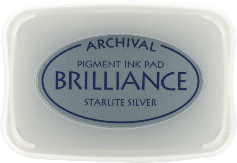 Stafil Stempelkissen – getränkt, Kunststoff, Silber, 75 × 47 mm