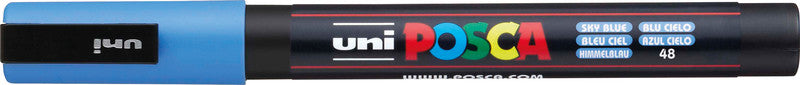 Uni-Ball Kreidemarker – Rund, 0,9–1,3 mm – Himmelblau
