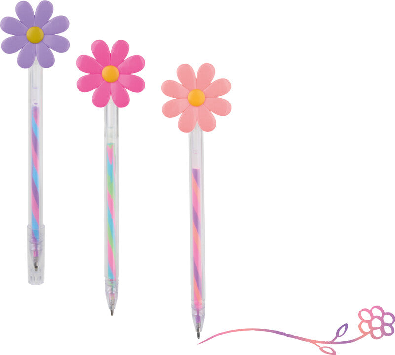 Trendhaus Gelschreiber, Kappe – Rosa/Violett/Pink