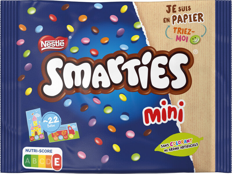 Smarties Schokoladensnack – Milch, Mini, 22 × 14,4 g (316,8 g)