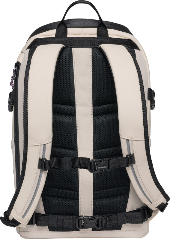 Beckmann Street Go – Notebook-Rucksack – für 16"-Notebook, 26 l, rPET, creme