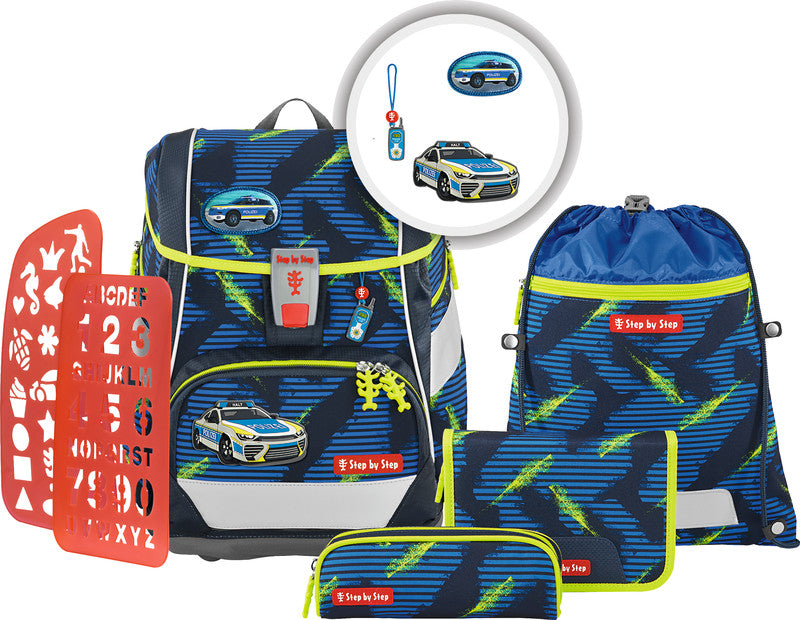 Step by Step Magic Mags Zubehörset – 6-teilig – Police Car Cody
