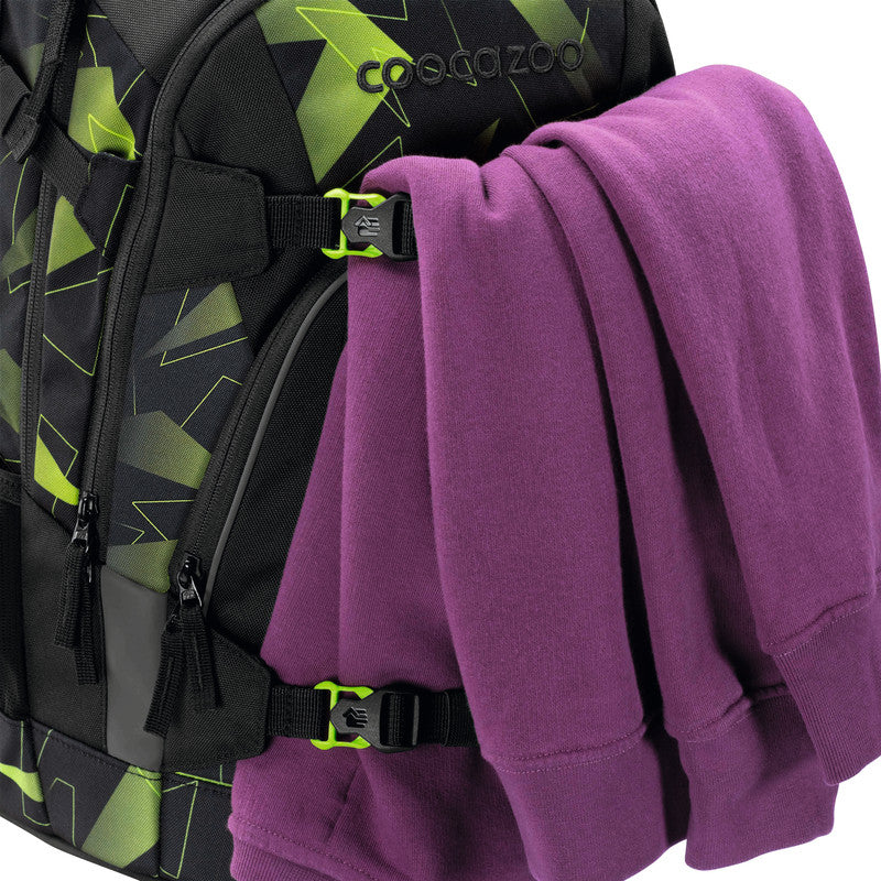Coocazoo Rucksack Mate – Lime Flash – 30,0×44,0×23,0 cm – recycelte Materialien