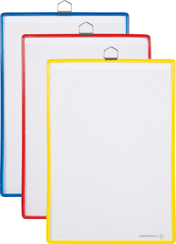 Djois Sichttafel – 230 × 325 mm, blau, Kunststoff, für A4
