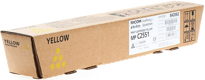 Ricoh Toner TYPE MPC 2551 HE – gelb, 9500 Seiten
