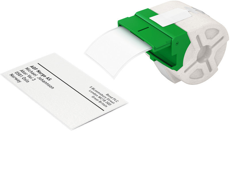 Leitz Papieretiketten, 59 mm × 102 mm, weiss, Papier, permanent, 225 Stück