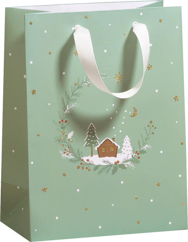 Zoewie Tragetasche – Peaceful Christmas – Papier, 200 g/m2, mattkaschiert – 170 × 225 × 92 mm