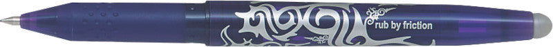 Pilot FriXion Ball – radierbarer Tintenroller mit Kappe, 0,7 mm, violett, für Linkshänder