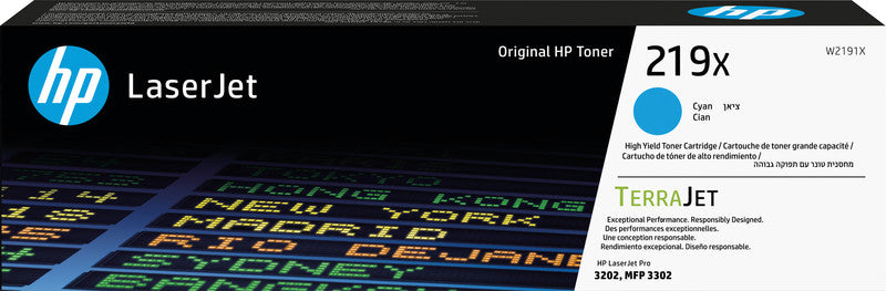 HP Toner 219X – cyan, 2500 Seiten